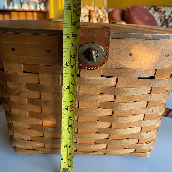 Vintage Longaberger Basket Shoulder Purse - Picture 6 of 10